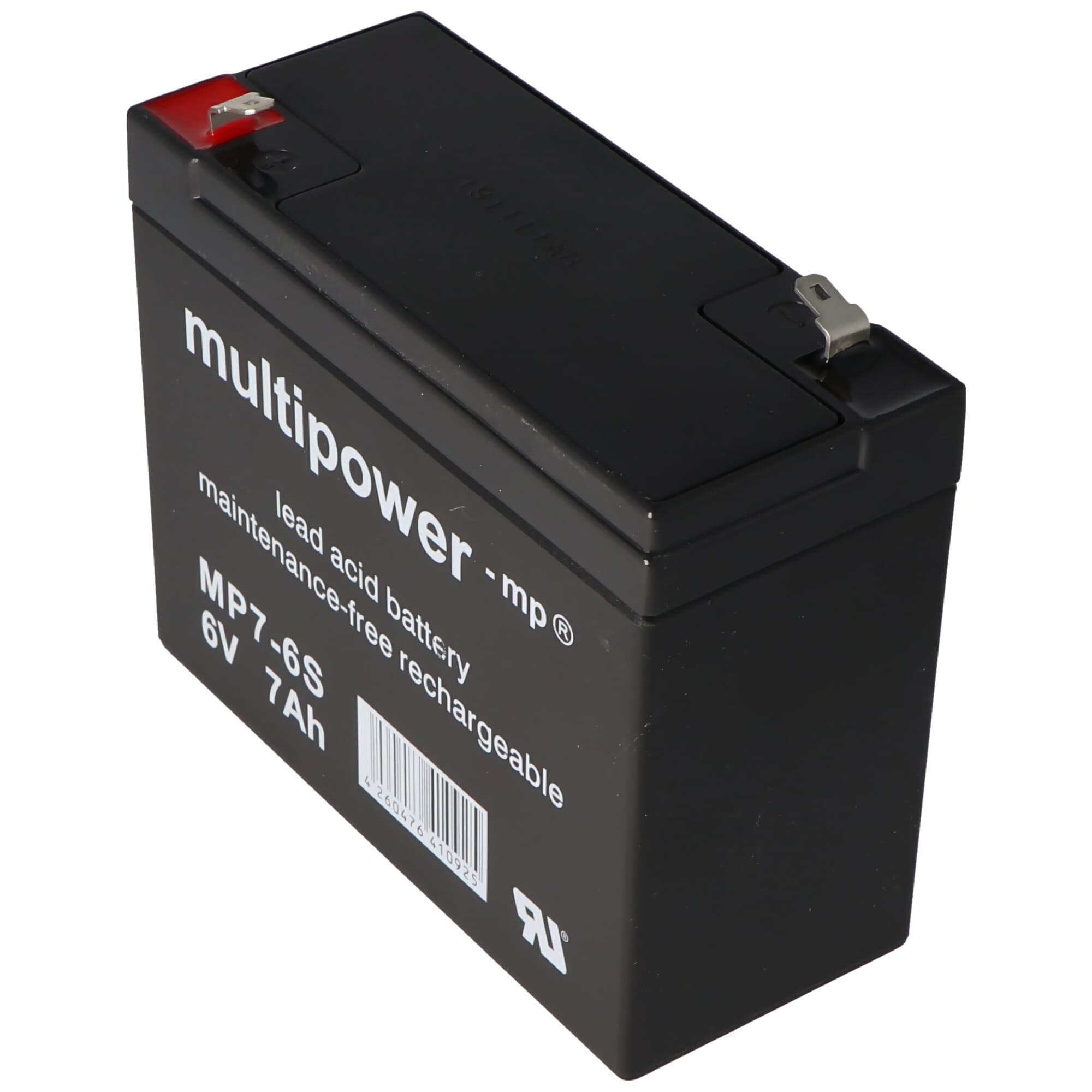 Multipower MP7-6S adapté à la batterie Sonnenschein A206 / 6.5S, mais avec des contacts légèrement différents