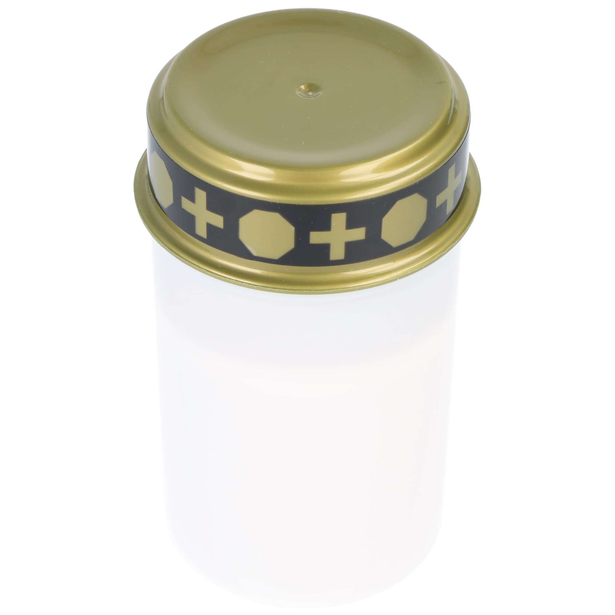 Lampe funéraire à LED Goobay, blanche - avec un effet de scintillement réaliste, blanc chaud (2700 K), à piles (2x AA), pour une utilisation